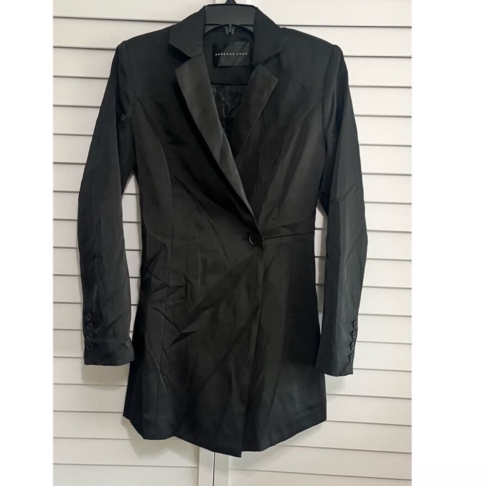 Endless Rose Sleek Black Blazer